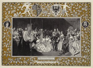 Princess Royals ægteskab med prins Frederik William af Preussen, i Royal Chapel, St James